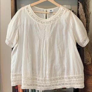 White lace blouse